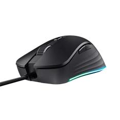 Trust GXT924 Ybar+ vezetékes fekete gamer egér
