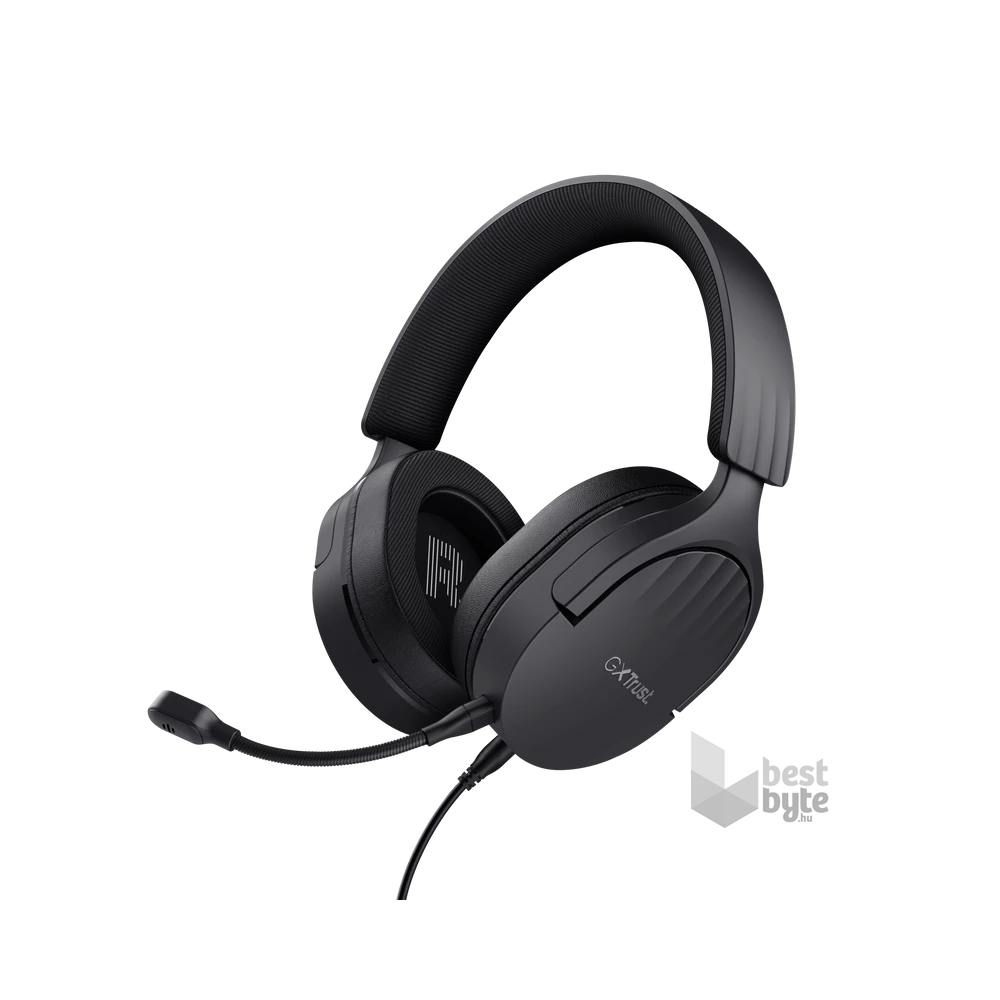 Trust GXT489 Fayzo vezetékes fekete gamer headset