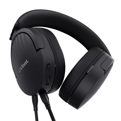 Trust GXT489 Fayzo vezetékes fekete gamer headset