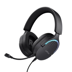 Trust GXT490 Fayzo 7.1 USB vezetékes fekete gamer headset