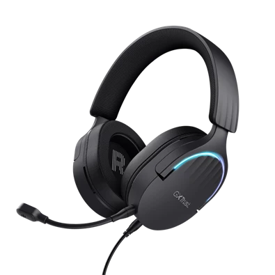 Trust GXT490 Fayzo 7.1 USB vezetékes fekete gamer headset