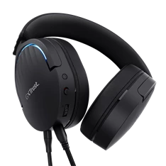 Trust GXT490 Fayzo 7.1 USB vezetékes fekete gamer headset