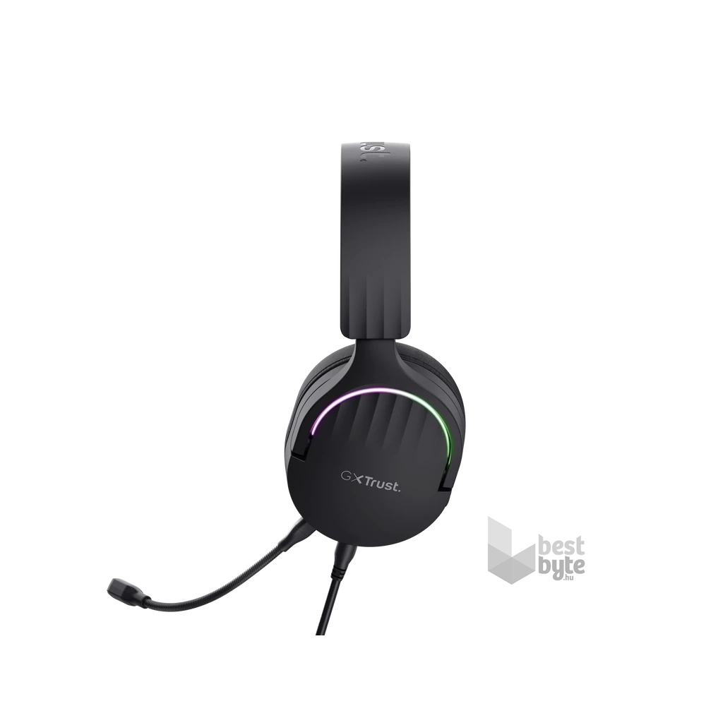 Trust GXT490 Fayzo 7.1 USB vezetékes fekete gamer headset