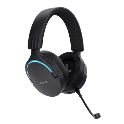 Trust GXT491 Fayzo vezeték nélküli fekete gamer headset