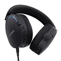 Trust GXT491 Fayzo vezeték nélküli fekete gamer headset