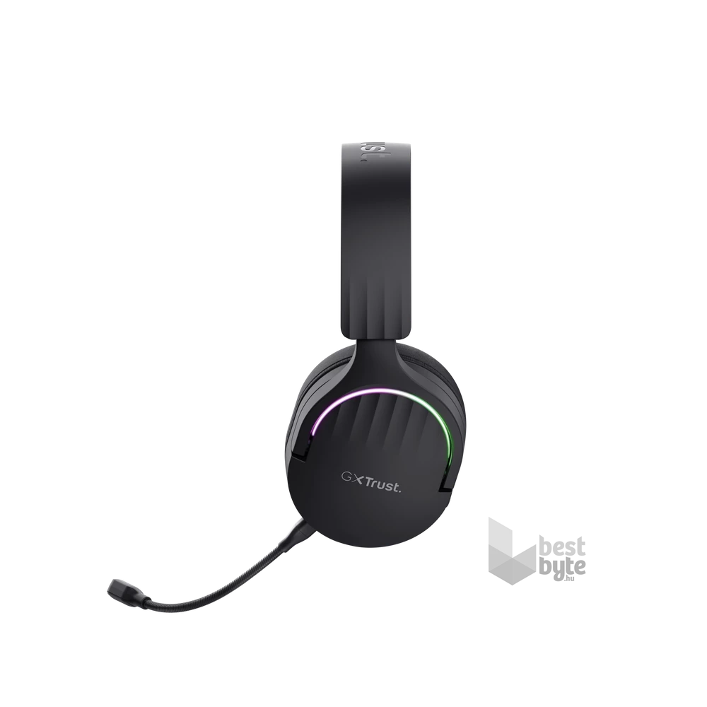 Trust GXT491 Fayzo vezeték nélküli fekete gamer headset
