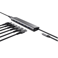 Trust Halyx 7 portos USB HUB