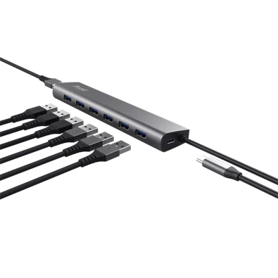 Trust Halyx 7 portos USB HUB