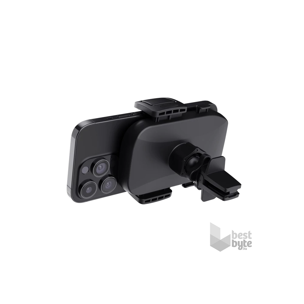 Trust Runo szellőzőnyílásra helyezhető fekete autós telefon tartó