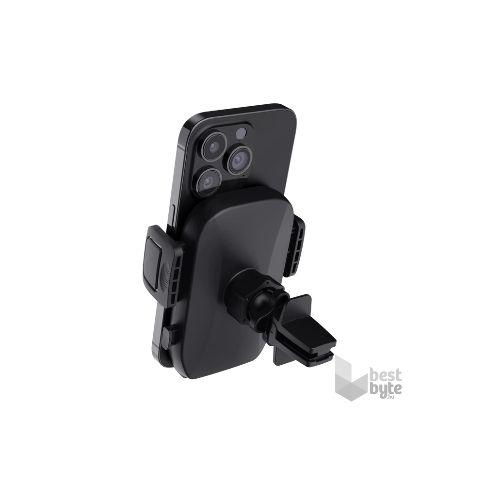 Trust Runo szellőzőnyílásra helyezhető fekete autós telefon tartó