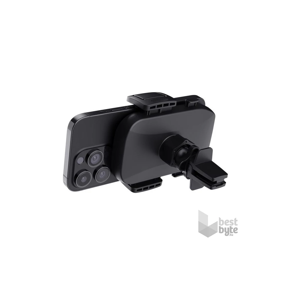 Trust Runo szellőzőnyílásra helyezhető fekete autós telefon tartó