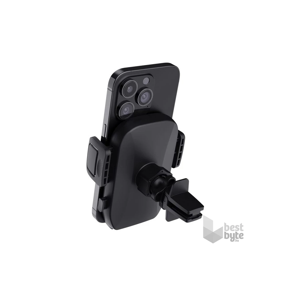 Trust Runo szellőzőnyílásra helyezhető fekete autós telefon tartó