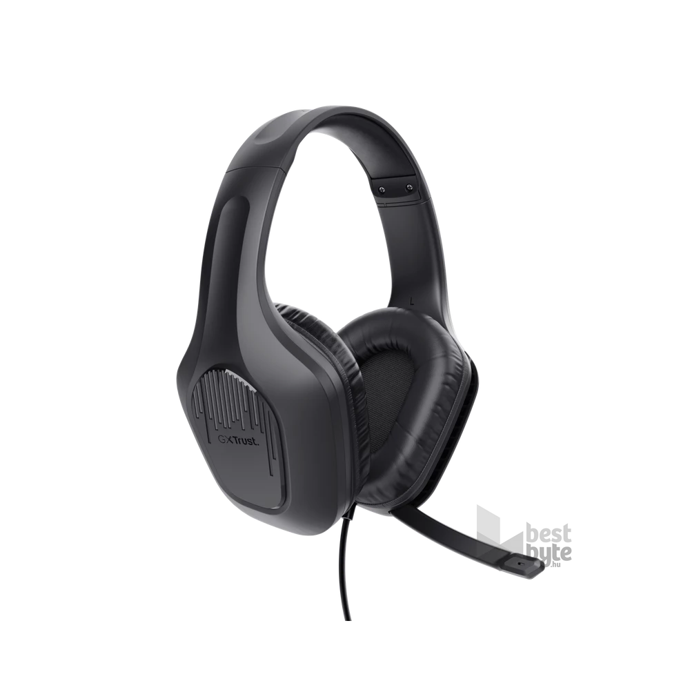 Trust GXT415 Zirox vezetékes fekete gamer headset