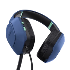 Trust GXT415B Zirox vezetékes kék gamer headset