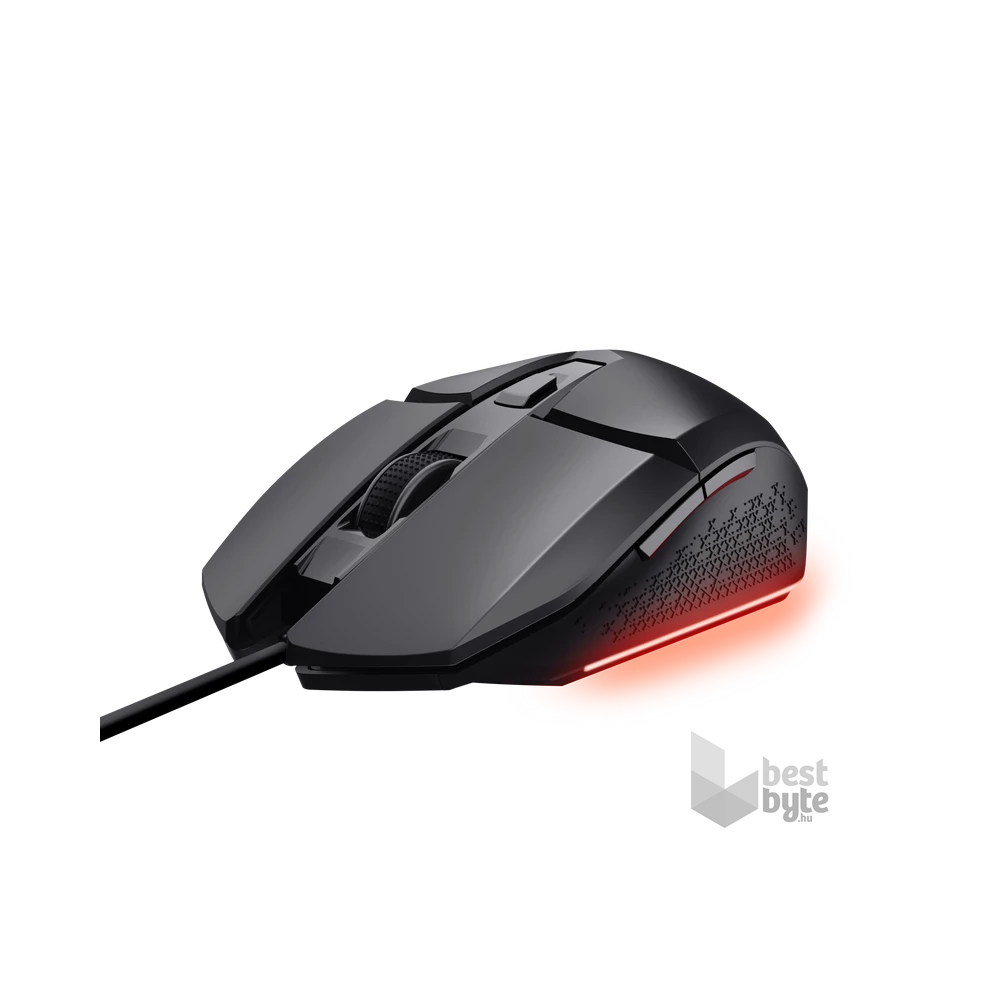 Trust GXT109 Felox vezetékes fekete gamer egér