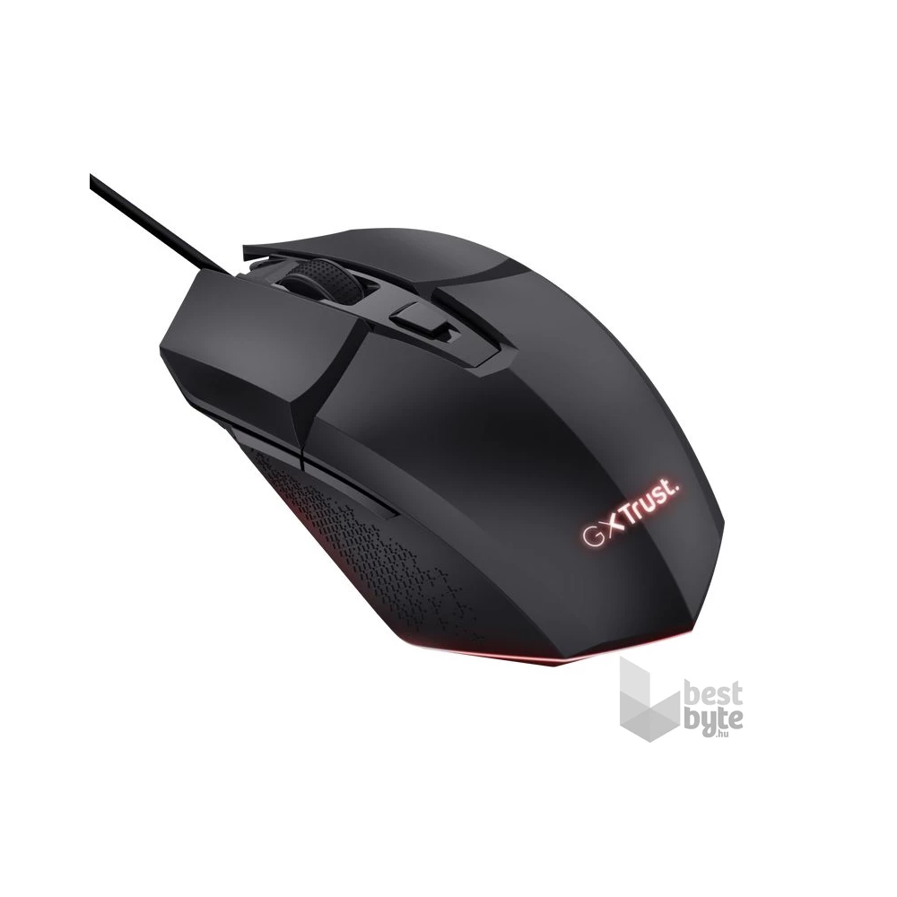 Trust GXT109 Felox vezetékes fekete gamer egér