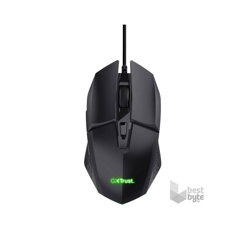 Trust GXT109 Felox vezetékes fekete gamer egér