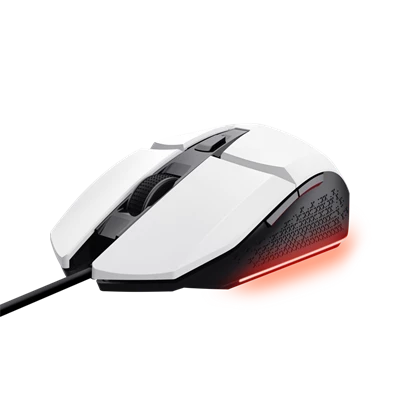 Trust GXT109W Felox vezetékes fehér gamer egér