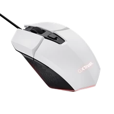 Trust GXT109W Felox vezetékes fehér gamer egér