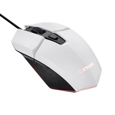 Trust GXT109W Felox vezetékes fehér gamer egér