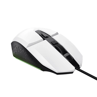 Trust GXT109W Felox vezetékes fehér gamer egér