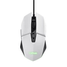 Trust GXT109W Felox vezetékes fehér gamer egér