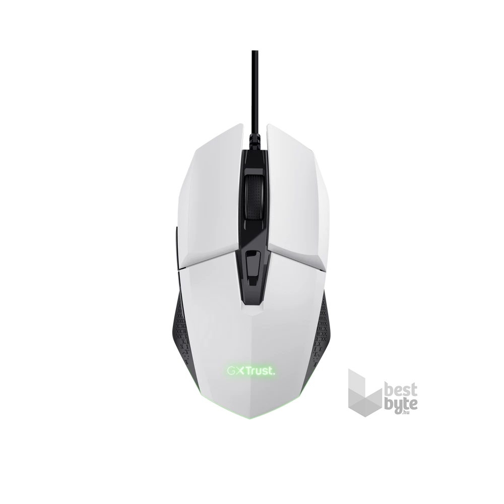 Trust GXT109W Felox vezetékes fehér gamer egér