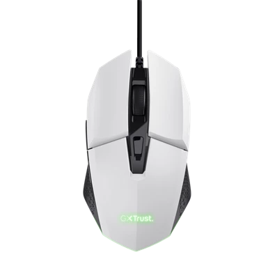 Trust GXT109W Felox vezetékes fehér gamer egér