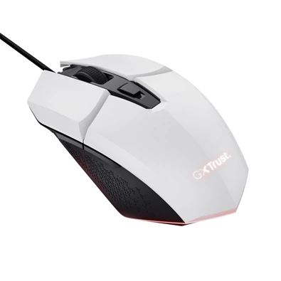 Trust GXT109W Felox vezetékes fehér gamer egér