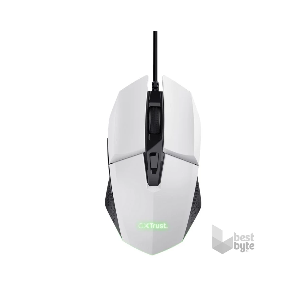 Trust GXT109W Felox vezetékes fehér gamer egér
