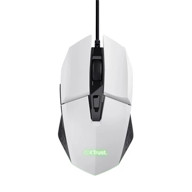 Trust GXT109W Felox vezetékes fehér gamer egér