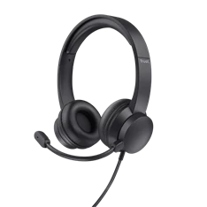 Trust Ayda PC vezetékes fekete headset
