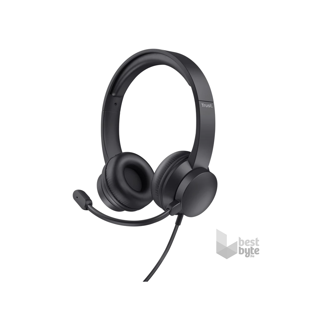 Trust Ayda PC vezetékes fekete headset