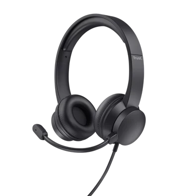 Trust Ayda PC vezetékes fekete headset
