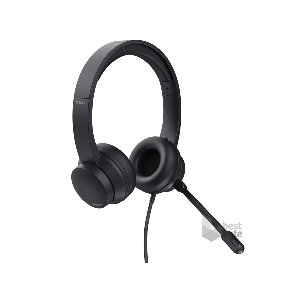 Trust Ayda PC vezetékes fekete headset