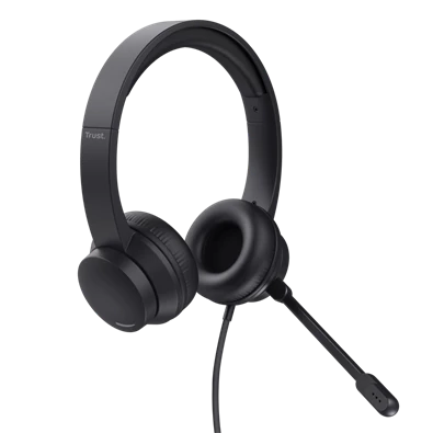 Trust Ayda PC vezetékes fekete headset