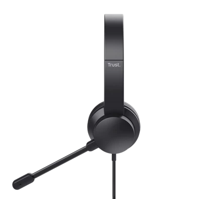 Trust Ayda PC vezetékes fekete headset