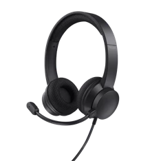 Trust Ayda USB-ENC PC vezetékes fekete headset