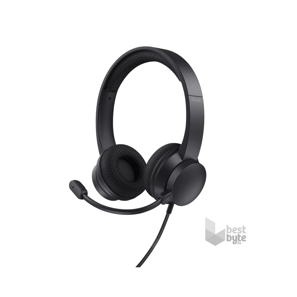 Trust Ayda USB-ENC PC vezetékes fekete headset