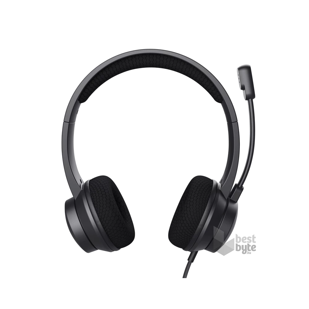 Trust Ayda USB-ENC PC vezetékes fekete headset