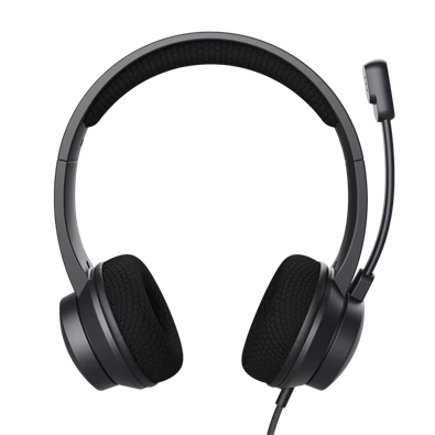 Trust Ayda USB-ENC PC vezetékes fekete headset