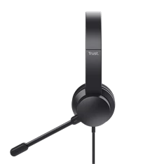 Trust Ayda USB-ENC PC vezetékes fekete headset