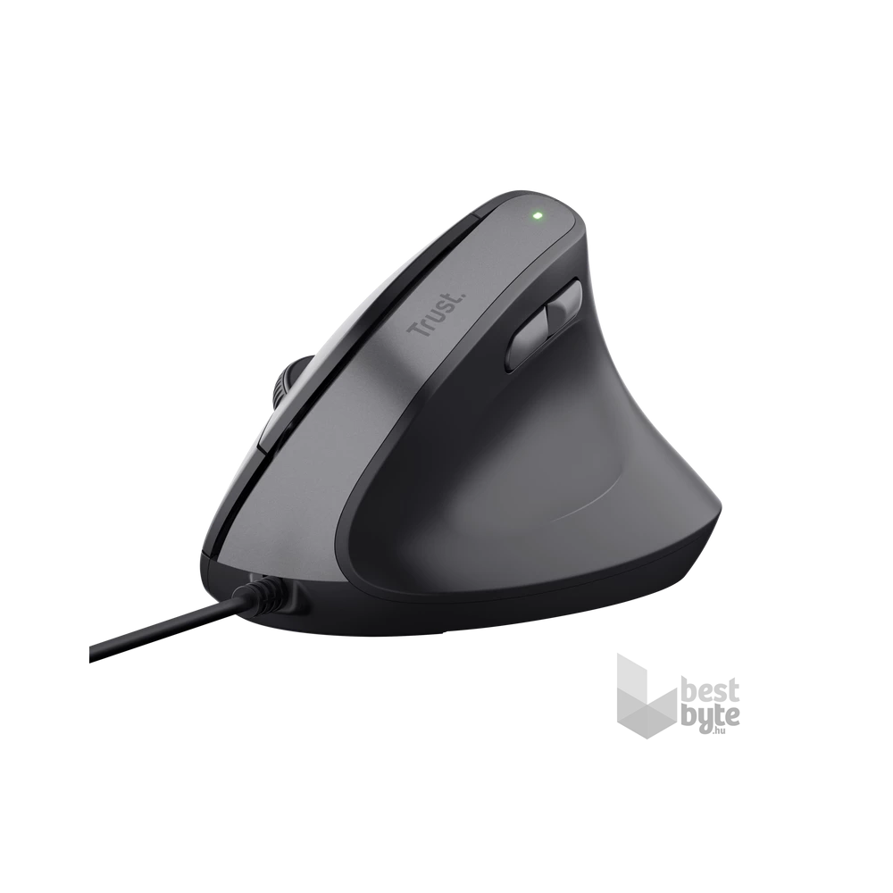 Trust Bayo II Ergonomic vezetékes fekete egér