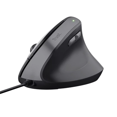 Trust Bayo II Ergonomic vezetékes fekete egér
