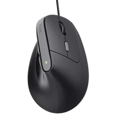 Trust Bayo II Ergonomic vezetékes fekete egér