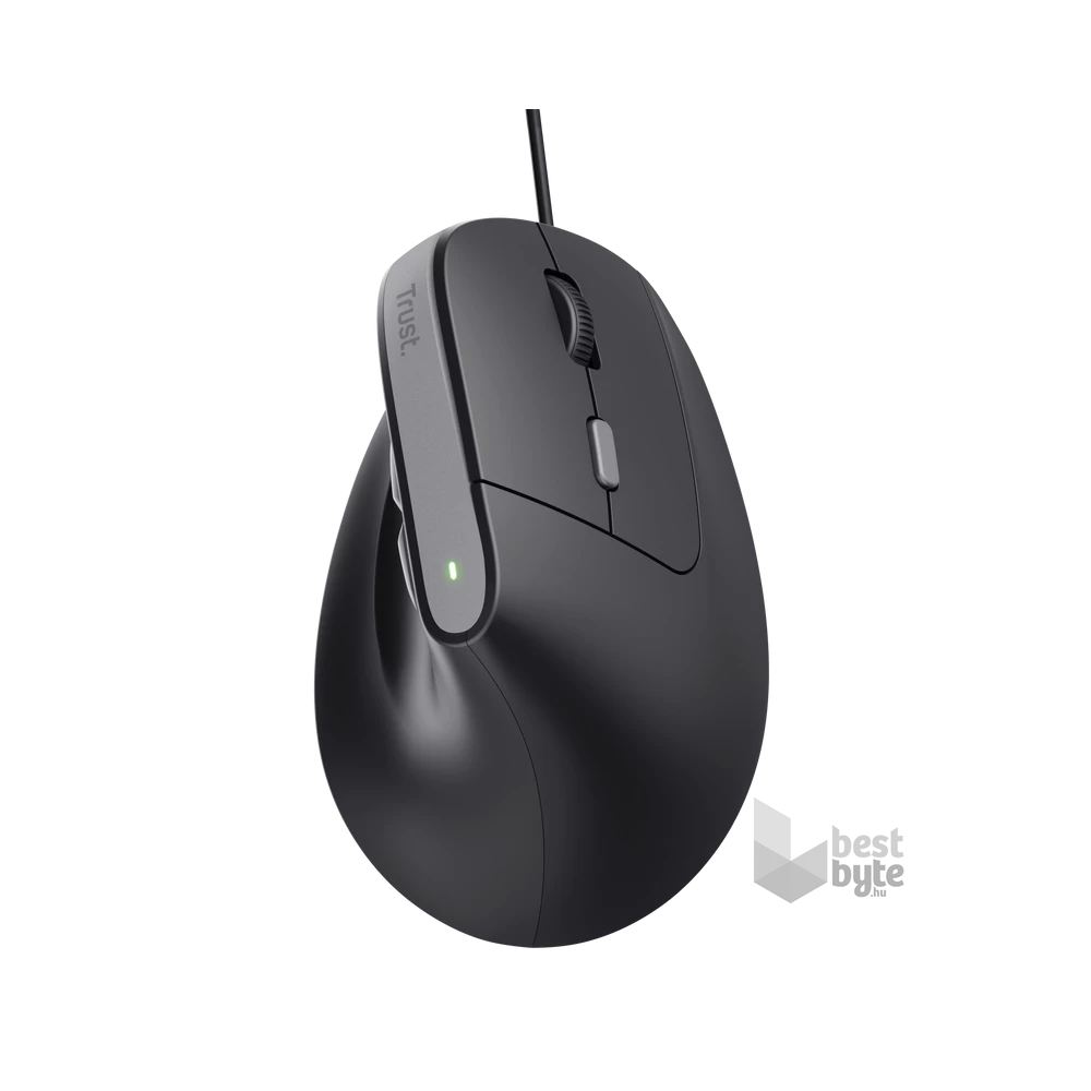 Trust Bayo II Ergonomic vezetékes fekete egér