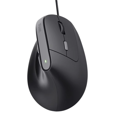 Trust Bayo II Ergonomic vezetékes fekete egér