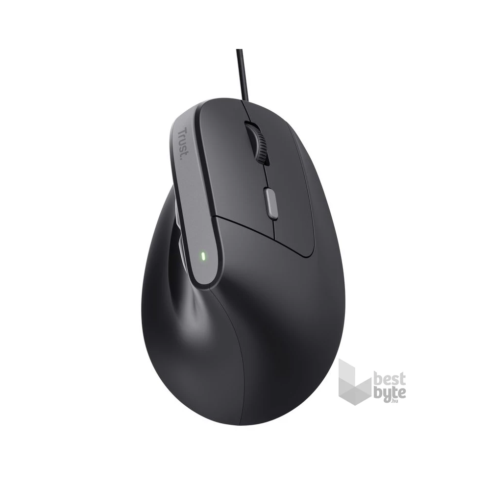 Trust Bayo II Ergonomic vezetékes fekete egér