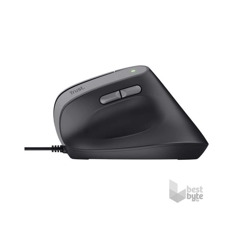 Trust Bayo II Ergonomic vezetékes fekete egér