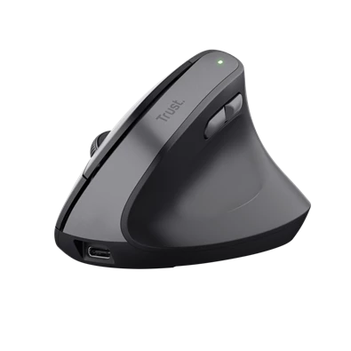 Trust Bayo II Ergonomic vezeték nélküli fekete egér